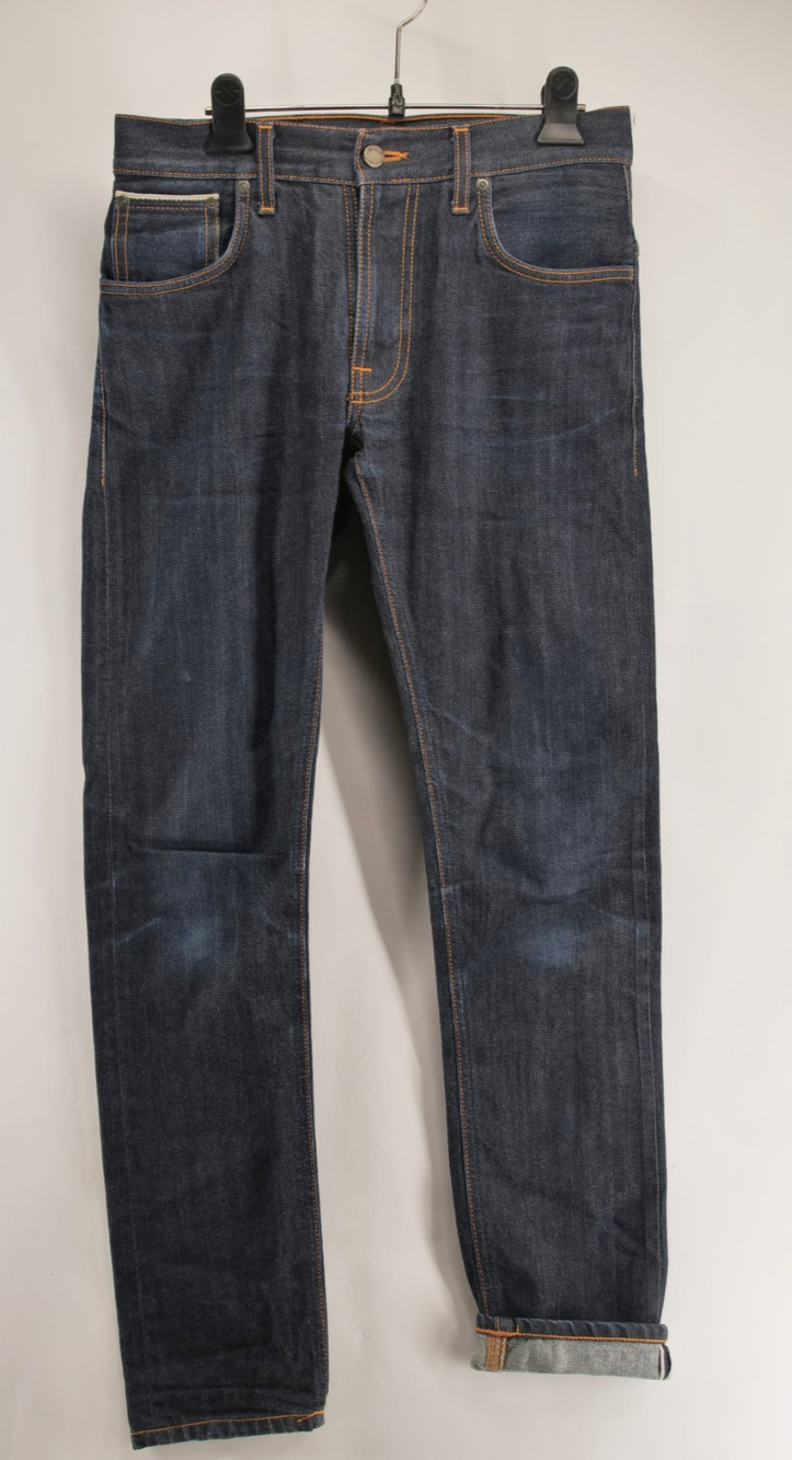 Nudie Jeans Co Japanese Selvedge Denim W29 L32 Organic Indigo Raw Men 30